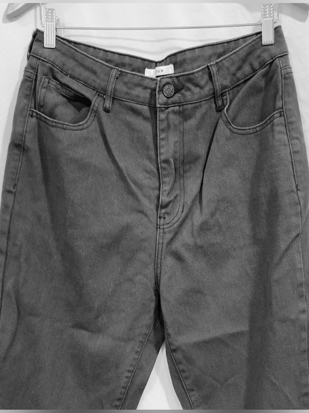 PacSun Gray Mom Jeans Women’s Size 30 High Rise Straight Leg Denim - Picture 5 of 12